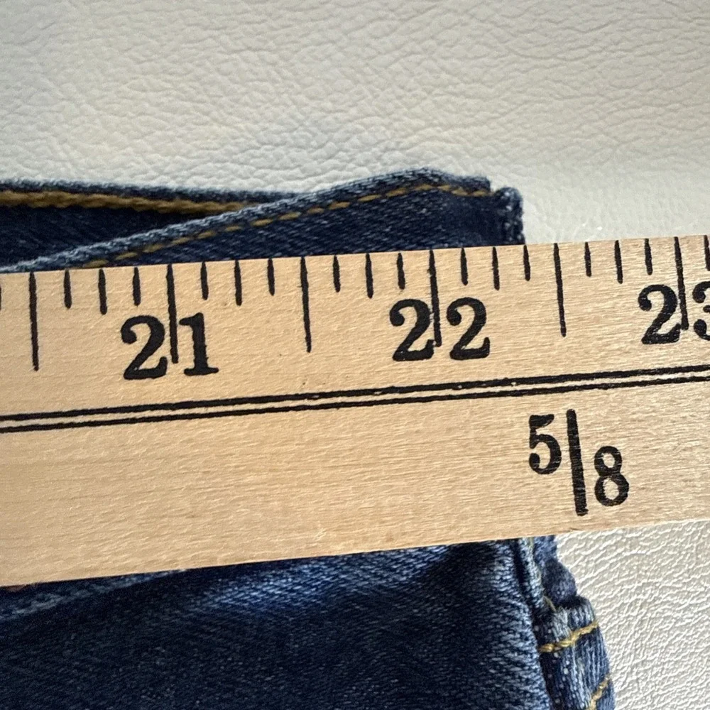 Levi's Men's Blue 501 Straight Fit Denim Jeans Button Fly 5-Pocket 46x32
